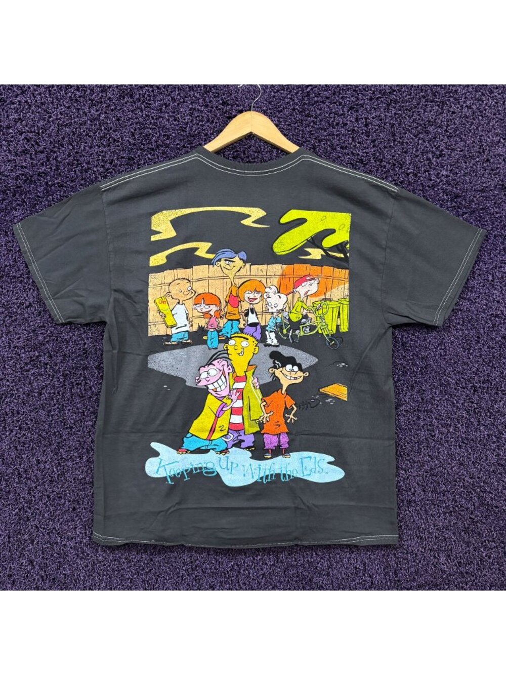 Ed Edd N Eddy Keeping Up With the Eds Oversized T-Shirt L